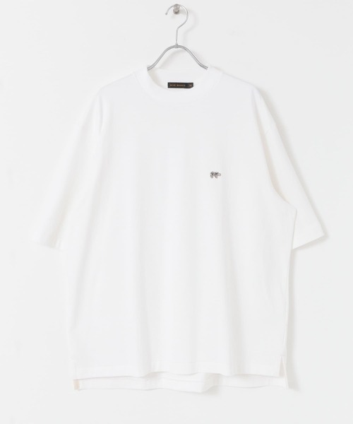 Scye（サイ）の「『別注』Scye×URBAN RESEARCH　40/1度詰天竺LOGO T-SHIRTS（Tシャツ/カットソー・メンズ・オフホワイト/チャコールグレー/グレー・38/36/40）」の7枚目の写真