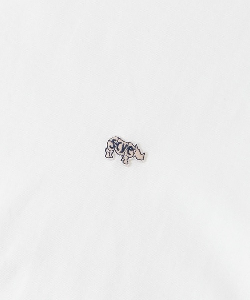 Scye（サイ）の「『別注』Scye×URBAN RESEARCH　40/1度詰天竺LOGO T-SHIRTS（Tシャツ/カットソー・メンズ・オフホワイト/チャコールグレー/グレー・38/36/40）」の14枚目の写真