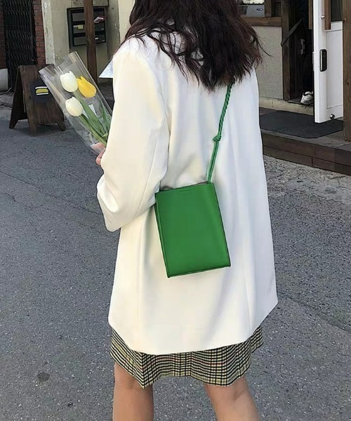 sakishimatokyo（サキシマトーキョー）の「スクエアポシェット（ショルダーバッグ・レディース・ホワイト/ブラック/グリーン・FREE）」の7枚目の写真