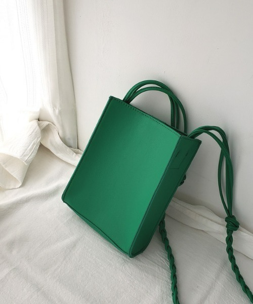 sakishimatokyo（サキシマトーキョー）の「スクエアポシェット（ショルダーバッグ・レディース・ホワイト/ブラック/グリーン・FREE）」の6枚目の写真