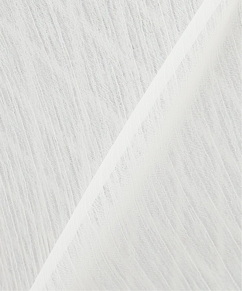 Simplicite（サンプリシテ）の「シアー楊柳ロングワンピース（シャツワンピース・レディース・ホワイト/イエロー/ブルー系その他・FREE）」の21枚目の写真