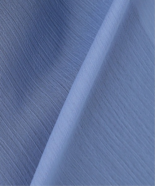 Simplicite（サンプリシテ）の「シアー楊柳ロングワンピース（シャツワンピース・レディース・ホワイト/イエロー/ブルー系その他・FREE）」の22枚目の写真