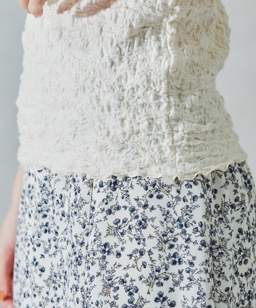 acro（アクロ）の「シャーリングカットトップス/AC1074（Tシャツ/カットソー・レディース・ブラック/グリーン/ホワイト/ピンク・ﾌﾘ-）」の12枚目の写真