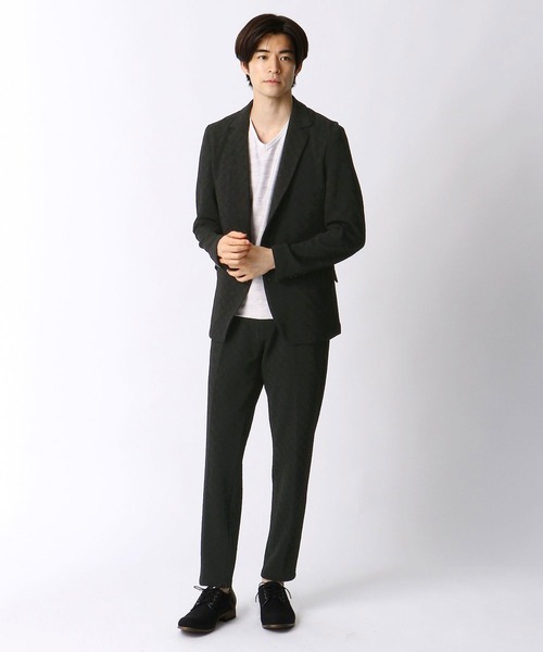 HIDEAWAYS NICOLE（ハイダウェイニコル）の「ブリスタージャカードパンツ（その他パンツ・メンズ・ブラック/ネイビー・X-LARGE/MEDIUM/SMALL/LARGE）」の13枚目の写真