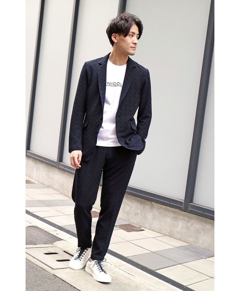 HIDEAWAYS NICOLE（ハイダウェイニコル）の「ブリスタージャカードパンツ（その他パンツ・メンズ・ブラック/ネイビー・X-LARGE/MEDIUM/SMALL/LARGE）」の16枚目の写真