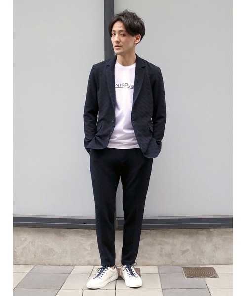 HIDEAWAYS NICOLE（ハイダウェイニコル）の「ブリスタージャカードパンツ（その他パンツ・メンズ・ブラック/ネイビー・X-LARGE/MEDIUM/SMALL/LARGE）」の17枚目の写真