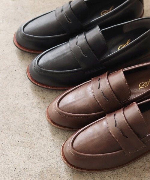 SESTO（セスト）の「レザーピースのアンティークコインローファーパンプス（ローファー・レディース・ブラック/ダークブラウン・22.5cm/23.5cm/24.5cm/23.0cm/24.0cm/25.0cm）」の12枚目の写真