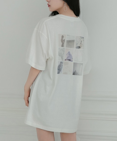 ANDGEEBEE（アンジービー）の「【UNISEX】バックフォトTシャツ（Tシャツ/カットソー・レディース・ホワイト/ブラウン/グレー・X-LARGE/SMALL）」の22枚目の写真