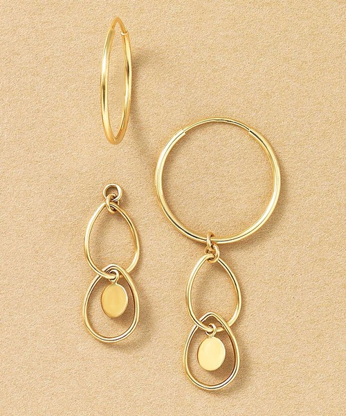 TAKE-UP（テイクアップ）の「K10 ゴールド ピアスチャーム( YG)（チャーム・レディース・イエローゴールド・FREE）」の2枚目の写真