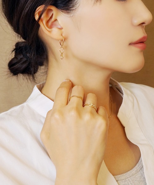 TAKE-UP（テイクアップ）の「K10 ゴールド ピアスチャーム( YG)（チャーム・レディース・イエローゴールド・FREE）」の6枚目の写真