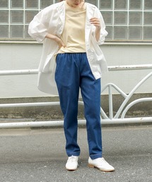 PUAL CE CIN | JAPAN　MADE デニムテーパードパンツ(デニムパンツ)