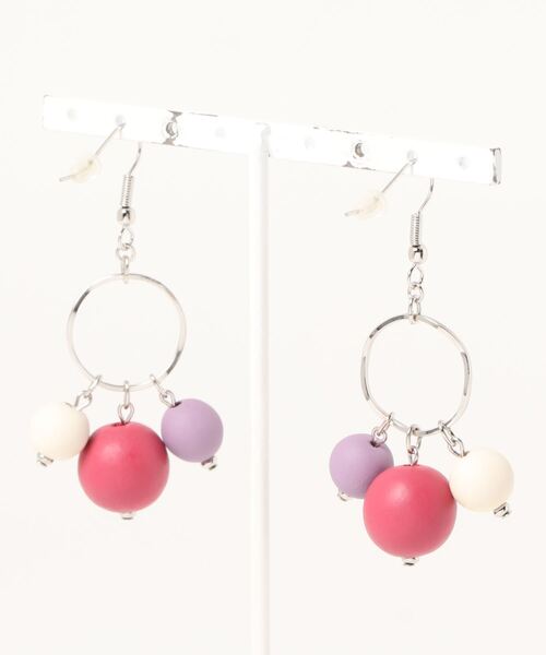 tone(トーン)の「【Le soleil】wood フープピアス(MA)(ピアス(両耳用)・レディース・その他/その他1・FREE)」の3枚目の写真