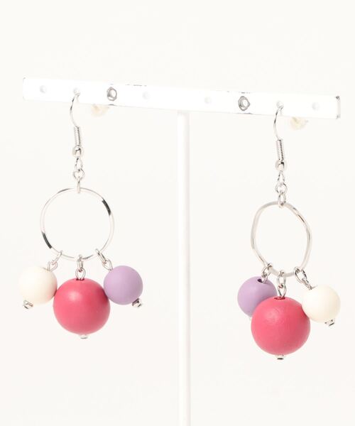 tone(トーン)の「【Le soleil】wood フープピアス(MA)(ピアス(両耳用)・レディース・その他/その他1・FREE)」の7枚目の写真