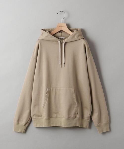 BEAUTY&YOUTH UNITED ARROWS（ビューティーアンドユースユナイテッドアローズ）の「BY カネマサメリヤス ピーチスキン 36G スウェット パーカー（パーカー・メンズ・ベージュ/ネイビー/ライトピンク・S/M/L/XL）」の13枚目の写真