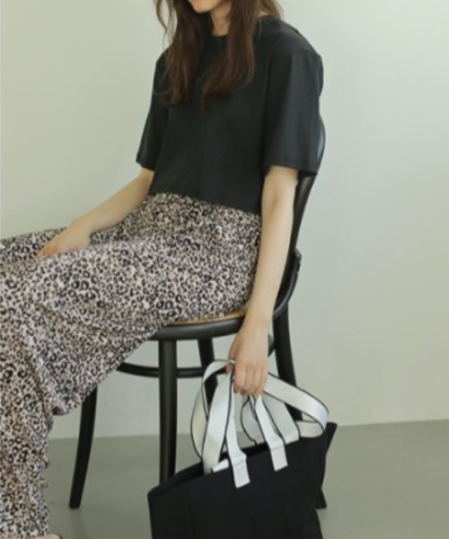 AMAIL（アマイル）の「Puff short cloth（Tシャツ/カットソー・レディース・ホワイト/ブラック/パープル・FREE）」の3枚目の写真