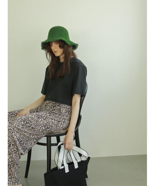 AMAIL（アマイル）の「Puff short cloth（Tシャツ/カットソー・レディース・ホワイト/ブラック/パープル・FREE）」の9枚目の写真