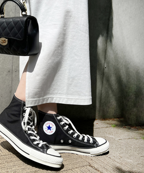 CONVERSE（コンバース）の「【CONVERSE/コンバース】CANVAS ALLSTAR J HI：オールスターハイカット（その他シューズ・レディース・ホワイト/ブラック・23cm/23.5cm/24cm/24.5cm/25cm）」の2枚目の写真