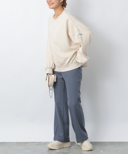 Heather（ヘザー）の「セルフィーウラケユルスウェット　236938（スウェット・レディース・アイボリー/グレー・FREE）」の21枚目の写真