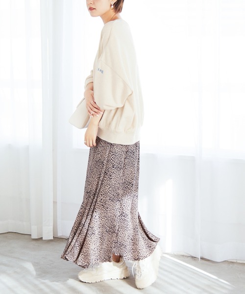 Heather（ヘザー）の「セルフィーウラケユルスウェット　236938（スウェット・レディース・アイボリー/グレー・FREE）」の9枚目の写真