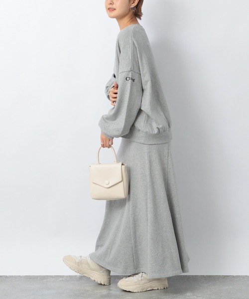 Heather（ヘザー）の「セルフィーウラケユルスウェット　236938（スウェット・レディース・アイボリー/グレー・FREE）」の13枚目の写真