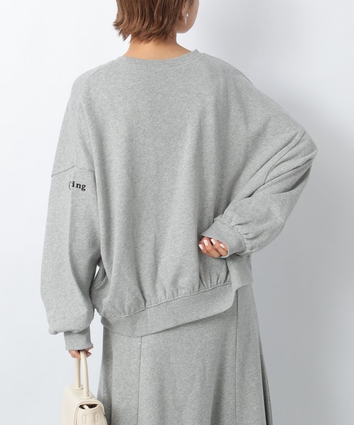 Heather（ヘザー）の「セルフィーウラケユルスウェット　236938（スウェット・レディース・アイボリー/グレー・FREE）」の10枚目の写真