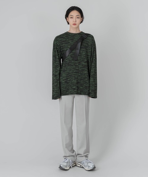 FOLLOWIN(フォロウィン)の「【UNISEX】ボタンディテールセミワイドストレートパンツスラックス(スラックス・レディース・ライトグレー/ブラック/チャコール・SMALL/MEDIUM/LARGE)」の16枚目の写真