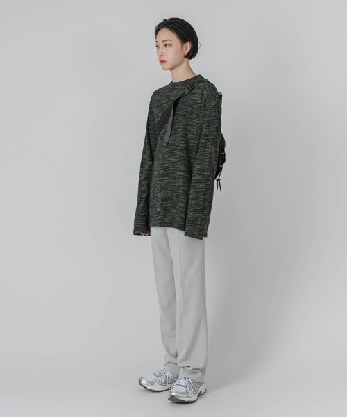 FOLLOWIN(フォロウィン)の「【UNISEX】ボタンディテールセミワイドストレートパンツスラックス(スラックス・レディース・ライトグレー/ブラック/チャコール・SMALL/MEDIUM/LARGE)」の17枚目の写真