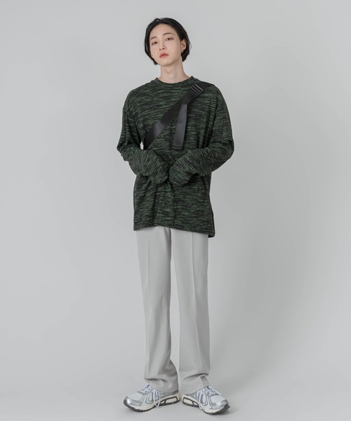 FOLLOWIN(フォロウィン)の「【UNISEX】ボタンディテールセミワイドストレートパンツスラックス(スラックス・レディース・ライトグレー/ブラック/チャコール・SMALL/MEDIUM/LARGE)」の20枚目の写真
