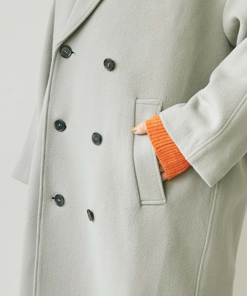 note et silence （ノートエシロンス）の「.●super120 平二重織　ロングコート（その他アウター・レディース・グレー/ライトブラウン/チャコールグレー・FREE）」の15枚目の写真