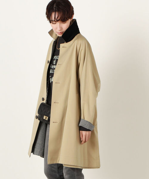 NOLLEY’S(ノーリーズ)の「【TICCA/ティッカ】リバーシブルステンカラーコート(ステンカラーコート・レディース・ベージュ系その他3/グレー系その他3・FREE)」の5枚目の写真
