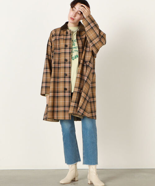 NOLLEY’S(ノーリーズ)の「【TICCA/ティッカ】リバーシブルステンカラーコート(ステンカラーコート・レディース・ベージュ系その他3/グレー系その他3・FREE)」の14枚目の写真