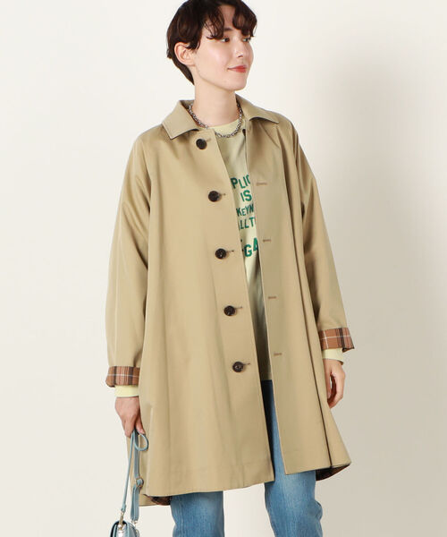 NOLLEY’S(ノーリーズ)の「【TICCA/ティッカ】リバーシブルステンカラーコート(ステンカラーコート・レディース・ベージュ系その他3/グレー系その他3・FREE)」の12枚目の写真