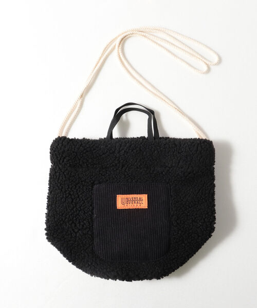 UNIVERSAL OVERALL（ユニバーサルオーバーオール）の「【UNIVERSAL OVERALL/ユニバーサルオーバーオール】ボア×コーデュロイ巾着（ショルダーバッグ・メンズ・ブラウン/ブラック/ベージュ・FREE）」の16枚目の写真