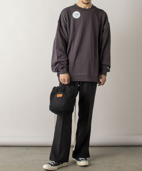 UNIVERSAL OVERALL（ユニバーサルオーバーオール）の「【UNIVERSAL OVERALL/ユニバーサルオーバーオール】ボア×コーデュロイ巾着（ショルダーバッグ・メンズ・ブラウン/ブラック/ベージュ・FREE）」の19枚目の写真