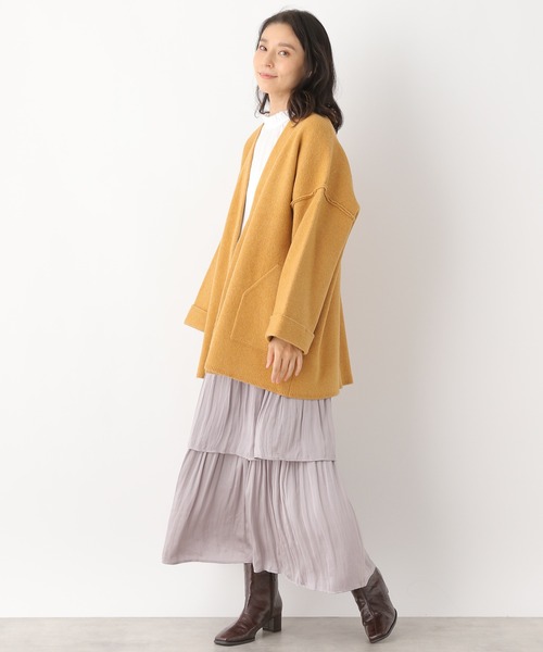 LEPSIM（レプシィム）の「キリカエティアードスカート　235834（スカート・レディース・ブラック/ライトグレー・FREE）」の8枚目の写真