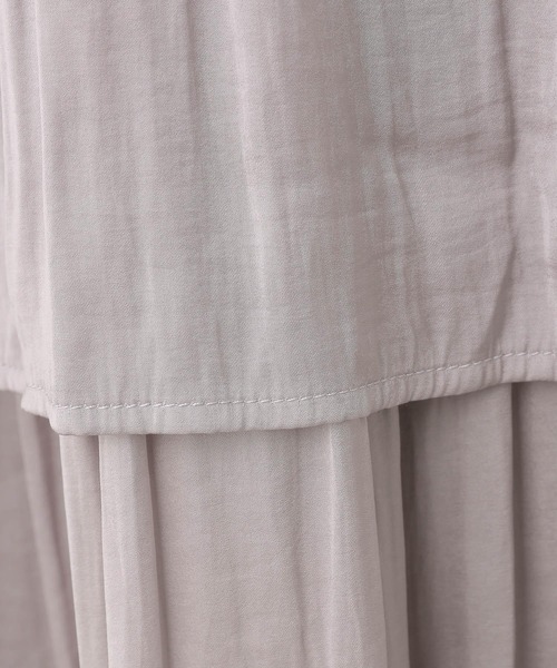 LEPSIM（レプシィム）の「キリカエティアードスカート　235834（スカート・レディース・ブラック/ライトグレー・FREE）」の19枚目の写真