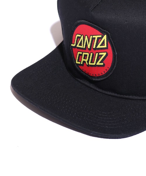 SANTA CRUZ(サンタクルーズ)の「SANTA CRUZ/サンタクルーズ CLASSIC DOT PATCH SNAPBACK CAP キャップ ロゴキャップ(キャップ・メンズ・ホワイト/ブラック・ONE SIZE)」の5枚目の写真