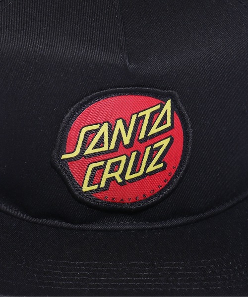 SANTA CRUZ(サンタクルーズ)の「SANTA CRUZ/サンタクルーズ CLASSIC DOT PATCH SNAPBACK CAP キャップ ロゴキャップ(キャップ・メンズ・ホワイト/ブラック・ONE SIZE)」の6枚目の写真