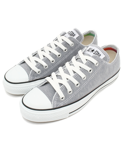 CONVERSE（コンバース）の「コンバーススウェットローカットスニーカー（スニーカー・レディース・グレー/ライトブルー/オレンジ・X-SMALL/SMALL/LARGE/MEDIUM）」の2枚目の写真
