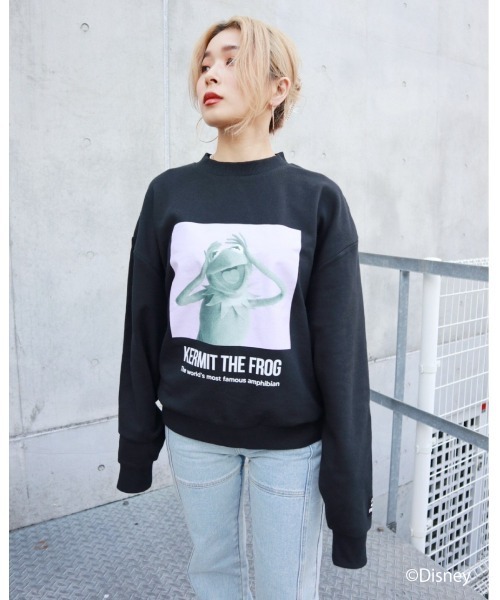 FIG&VIPER（フィグアンドバイパー）の「Kermit MID PO（Tシャツ/カットソー・レディース・ブラック/カーキ/ブルー・FREE）」の16枚目の写真