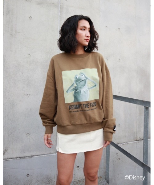 FIG&VIPER（フィグアンドバイパー）の「Kermit MID PO（Tシャツ/カットソー・レディース・ブラック/カーキ/ブルー・FREE）」の7枚目の写真