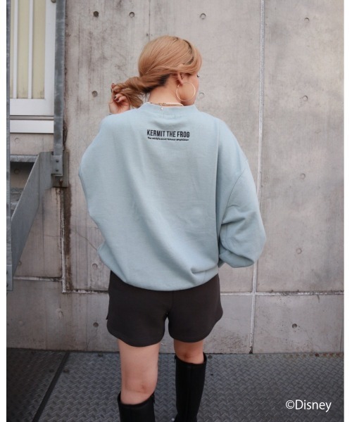 FIG&VIPER（フィグアンドバイパー）の「Kermit MID PO（Tシャツ/カットソー・レディース・ブラック/カーキ/ブルー・FREE）」の4枚目の写真