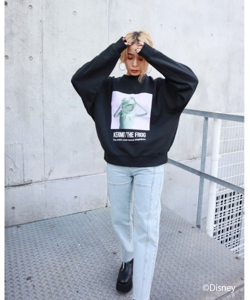 FIG&VIPER（フィグアンドバイパー）の「Kermit MID PO（Tシャツ/カットソー・レディース・ブラック/カーキ/ブルー・FREE）」の17枚目の写真