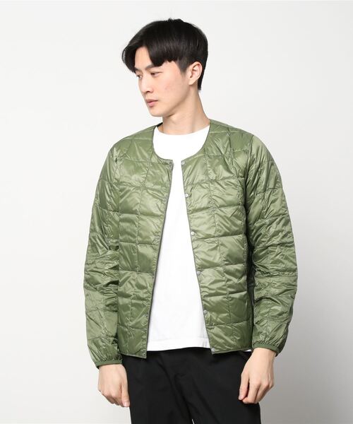 TAION(タイオン)の「【TAION】タイオン CREW NECK BUTTON DOWN JKT TAION-104(ノーカラージャケット・メンズ・グレー系その他/グリーン系その他/ブルー系その他/ブラック系その他/ミント/ベージュ/ネイビー/ダークブラウン/グレー/サンドベージュ/パープル系その他/ブラック/オリーブ/カーキ/オフホワイト/ネイビー系/ベージュ系その他/ブルー系その他2/その他1/レオパード/その他2/その他3/グレー系その他2/ダークグリーン・LARGE/X-LARGE/MEDIUM/SMALL)」の15枚目の写真