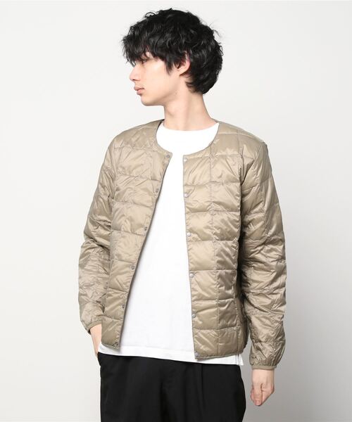 TAION(タイオン)の「【TAION】タイオン CREW NECK BUTTON DOWN JKT TAION-104(ノーカラージャケット・メンズ・グレー系その他/グリーン系その他/ブルー系その他/ブラック系その他/ミント/ベージュ/ネイビー/ダークブラウン/グレー/サンドベージュ/パープル系その他/ブラック/オリーブ/カーキ/オフホワイト/ネイビー系/ベージュ系その他/ブルー系その他2/その他1/レオパード/その他2/その他3/グレー系その他2/ダークグリーン・LARGE/X-LARGE/MEDIUM/SMALL)」の13枚目の写真