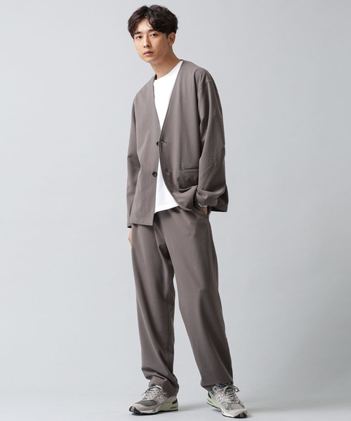 NANO universe（ナノユニバース）の「微起毛リラックスセットアップ