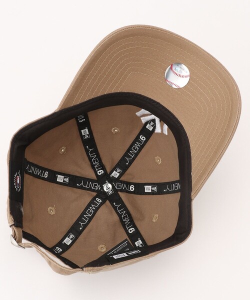FREAK'S STORE(フリークスストア)の「NEW ERA/ニューエラ 9TWENTY NY/クロスストラップ ウォッシュドコットン ニューヨーク・ヤンキース(キャップ・レディース・ネイビー/キャメル/グリーン/レッド/ブラック/ホワイト/ナチュラル・ONE SIZE/フリ-)」の11枚目の写真