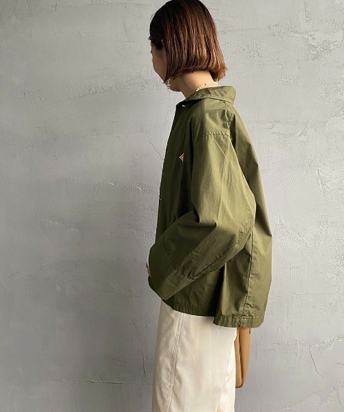 DANTON（ダントン）の「【WEB限定】[DANTON/ダントン] ダウンプルーフ 丸襟ワークジャケット（その他アウター・レディース・ネイビー/オフホワイト/オリーブ・38/36/34）」の18枚目の写真