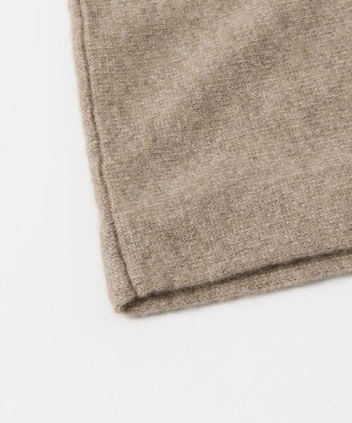 URBAN RESEARCH DOORS（アーバンリサーチドアーズ）の「CASHMERE KNIT FOODIE（ネックウォーマー/スヌード・レディース・ベージュ/ホワイト/キャメル・ONE）」の8枚目の写真
