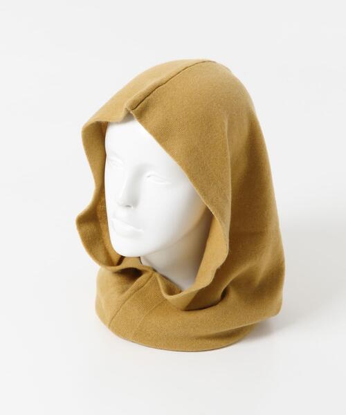 URBAN RESEARCH DOORS（アーバンリサーチドアーズ）の「CASHMERE KNIT FOODIE（ネックウォーマー/スヌード・レディース・ベージュ/ホワイト/キャメル・ONE）」の5枚目の写真